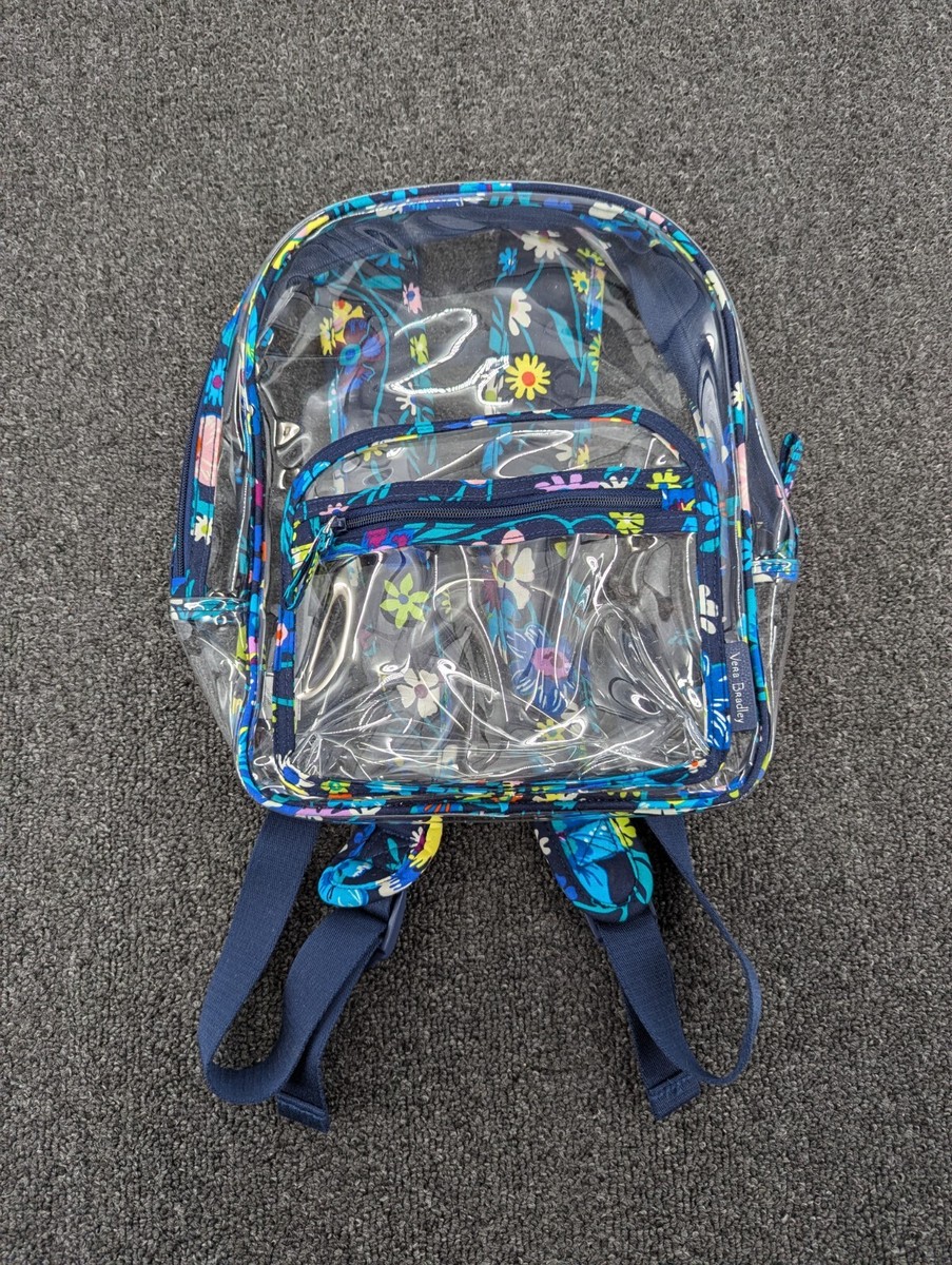 Vera Bradley Moonlight Garden clear backpack. Vera Bradley | Bags | Vera Bradley Large Clear Backpack  main image 2