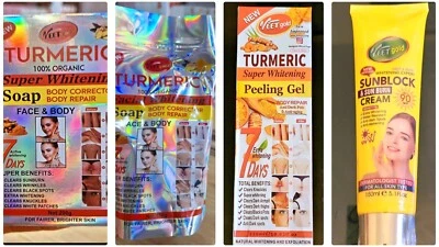 Veetgold Kurkuma Bio Seife / Sonnencreme und Sonnenbrandcreme