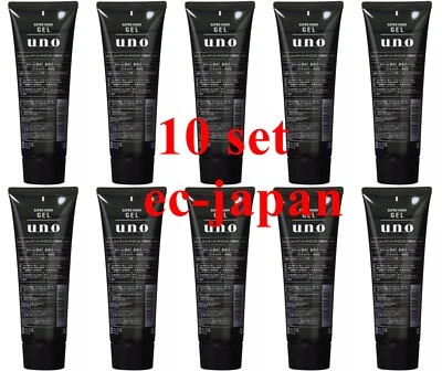 Shiseido UNO Super Hard Hair Styling Gel 180g set of 10 - Image 1 of 2