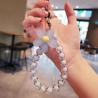 1pc Macaron-Colored Crystal Bead String Fashion Mobile Phone Lanyard Ins Chai Bk