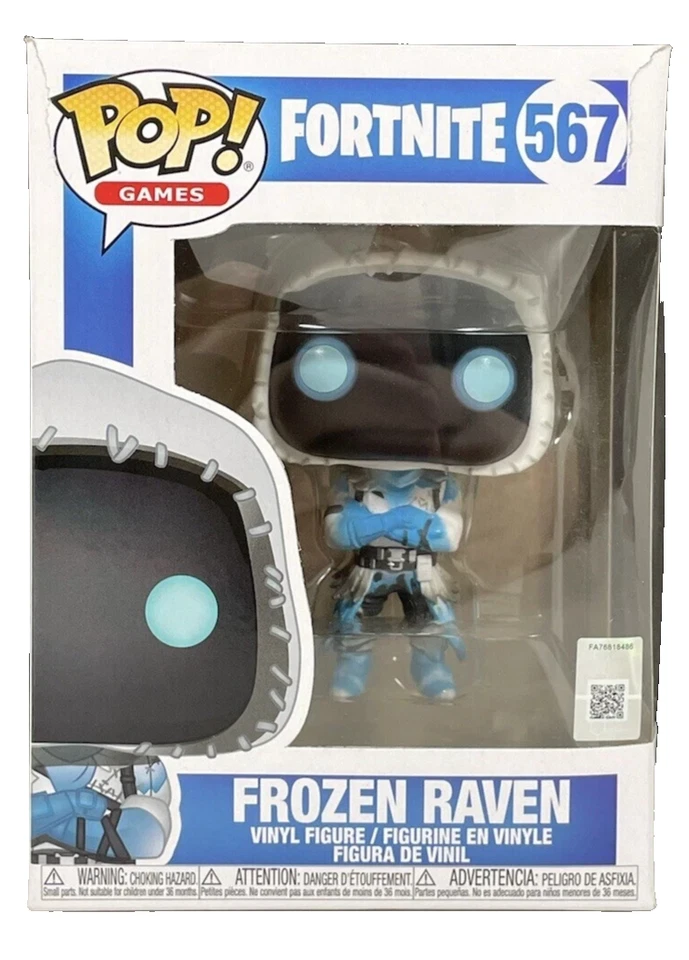 Fortnite - FROZEN RAVEN 567 FUNKO Pop Vinyl New in Mint Box + Protector - Imagem 1 de 1
