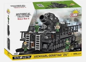 Cobi 1/28 2560 - World War II - 60CM Karl-Gerat 040 Ziu 1,574 pcs - Picture 1 of 1