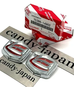 Toyota Genuine Rear Quarter Panel Emblem Red Dragon Celica 71-77 75386-14902 ×2 - Imagen 1 de 24