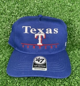 Texas Rangers 47 Brand Hitch Hat Snapback Adjustable Blue New MLB Official - Picture 1 of 4