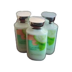 3 BATH & BODY WORKS CUCUMBER MELON LOTION CREAM HAND 8 OZ SHEA BUTTER VITAMIN E - Picture 1 of 1