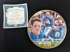Drew Bledsoe 1998 New England Patriots Football Plate