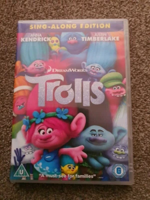 TROLLS Justin Timberlake 2017 DVD Top-quality Free UK shipping Fast Dispatch - Image 1 of 4