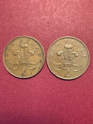 Collectable 1971  British  2 Pence Coins ( Lot of 2 ) - Image 1 of 2