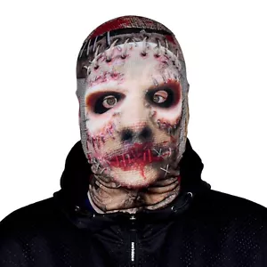 3D Effekt Gesicht Skin - Vogelscheuche - Stoff - Halloween Maske - Bild 1 von 12