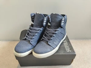 Supra Skytop Navy Tuf Navy Spackle UK 10 - Picture 1 of 9