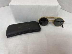 Vintage Anglo American Optical Gold M85 Flip Top Italian Sunglasses 1960''s - Picture 1 of 10