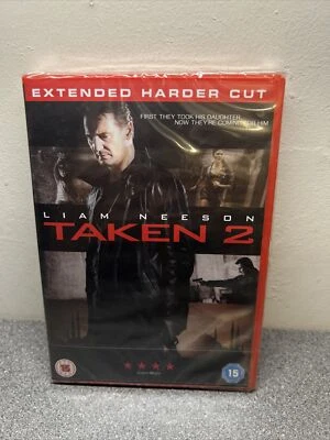 Taken 2 (DVD, 2013) Extended Harder Cut. Brand New & Sealed. Liam Neeson. - Image 1 of 4