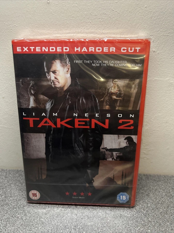 Taken 2 (DVD, 2013) Extended Harder Cut. Brand New & Sealed. Liam Neeson. - Image 1 of 4