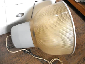 1 v 4 org. alte XXL Industrielampe 55cm hoch, D 50cm Made in Italy - Bild 1 von 8