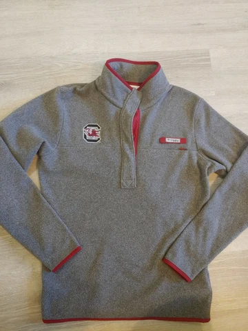 Womans Gray USC Gamecocks Fleece Columbia M preowned Cover