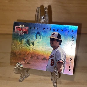 1992 Upper Deck Then And Now Hologram Cal Ripken Jr. #TN4 Baltimore Orioles - Bild 1 von 2