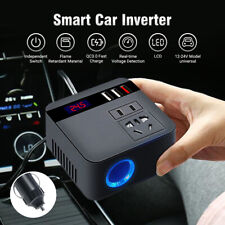 Car 12/24v - 110/220v Smart Socket Inverter 3.1A Car Inverter Fast Charging 3USB