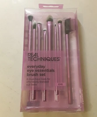 REAL TECHNIQUES everyday eye essentials brush set 8 must-have tools - Bild 1 von 2