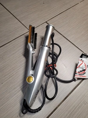 Plancha caliente giratoria para cabello InStyler + cepillo - plateado, IS1001.1, PROBADO Y FUNCIONA Foto 1 de 4