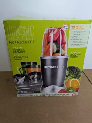 Batidora de batidos NutriBullet Magic Bullet 600W juego de 12 piezas Foto 1 de 4