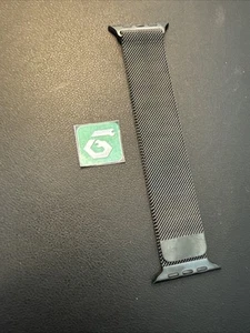 Apple Watch Milanese Loop 44mm (42/45/49) Genuine OEM Space Black Used - Picture 1 of 8