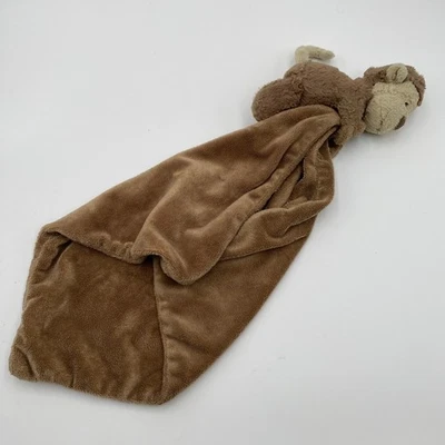 Manta de seguridad de felpa Lovey mono marrón Jellycat London 17" juguete niños bebé Foto 1 de 4