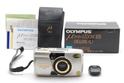 [N.MINT w/Box] Olympus  mju zoom 105 Deluxe Point & Shoot 35mm Film Camera JAPAN - Image 1 of 4