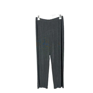 Pantalones ajustados Chicos Travelers para mujer talla 1 cortos gris pierna recta bolsillo - Imagen 1 de 5