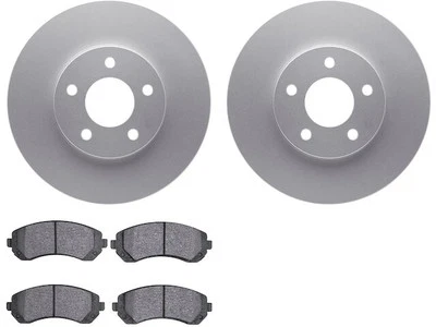 For 2001-2005 Pontiac Aztek Brake Pad and Rotor Kit Dynamic Friction 35746JRTB — 第 1/2 张图片