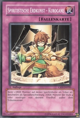 YuGiOh Spiritistische Erdkunst - Kurogane CRV-DE050 Common NM 1st - Bild 1 von 2