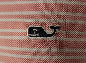Vineyard Vines Pink Striped Bears Paw Polo (L) OMG! ⛳️ - Picture 1 of 11