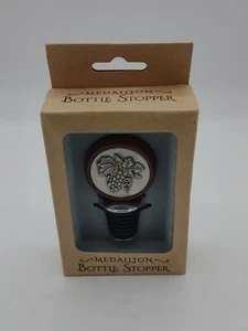 Prodyne Medallion Bottle Stopper for Wine, Spirits, Oil and Vinegar - Picture 1 of 3