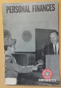 Boy scout manual Personal Finances booklet mid-century book Americana scouting - Picture 1 of 5