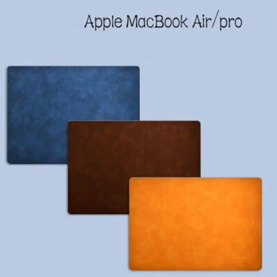 Leather Sticker Skin Decal Cover for Apple MacBook Air Pro 11 13 14 16 17 Laptop - Image 1 of 4