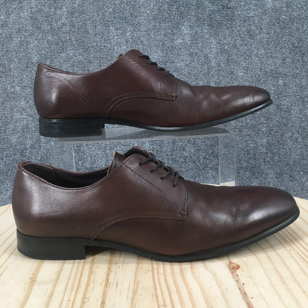 Express Shoes Mens 10 Oxford Dress Casual 55285 Brown 
