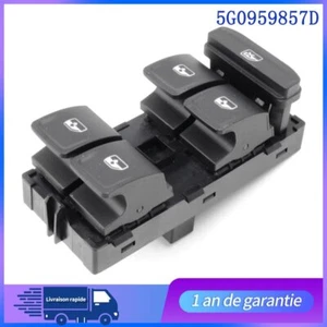 Commande Lève Vitre avant Pour VW GOLF VII à partir de 2012 PASSAT B8 5G0959857B - Picture 1 of 7
