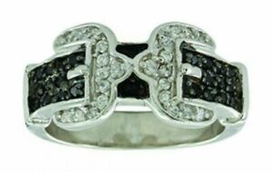 Montana Silversmiths Double Buckle Ring Size 9