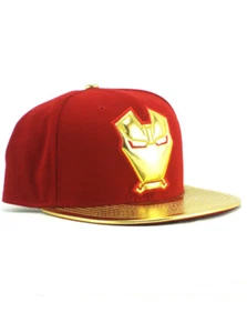 New Era Iron Man 59fifty Custom Fitted Hat Size 7 1/2 Gold Exclusive Marvel NWT - Picture 1 of 4