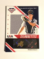 2020 Panini Usa Stars And Stripes Patrick Bailey Gold Auto Relic 30/49 SF Giants