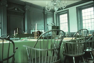PHILADELPHIA 1988 - INDEPENDENCE HALL INTERIOR - KODACHROME COLOR SLIDE - Picture 1 of 1