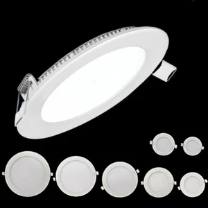 Dimmable LED Ceiling Downlight Recessed Panel Light Slim Lamp 6/9/12/15/25/30W - Picture 1 of 11