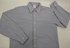 Brooks Brothers Madison Non Iron Blue Button L/S Shirt 15.5-33 Supima Cotton - Picture 1 of 11