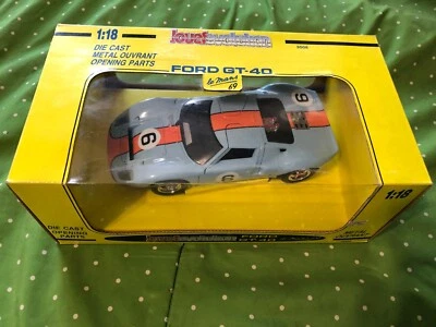 1969 Ford GT40 diecast #6 Gulf 1/18 scale by Jouef new in box - Image 1 of 3