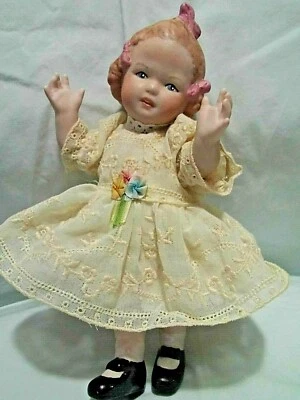 VINTAGE REPRODUCTION GERBRUDER HUBACH "ELIZABETH PORCELAIN DOLL - Image 1 of 4