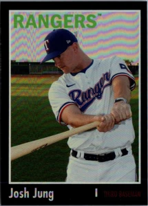 2024 Topps Archives Black Foilboard #107 Josh Jung Texas Rangers - Bild 1 von 2