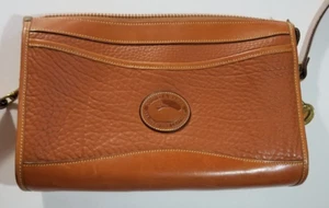Vintage Dooney & Bourke Handtasche AWL Crossbody Schulter Pebbled Leder klassisch - Bild 1 von 11