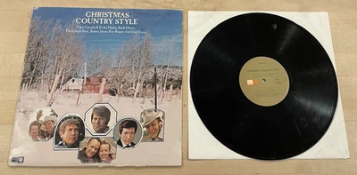 Christmas Country Style (Rogers, Campbell) 1968 Vinyl LP, Capitol SL6581, G+/VG Foto 1 de 2