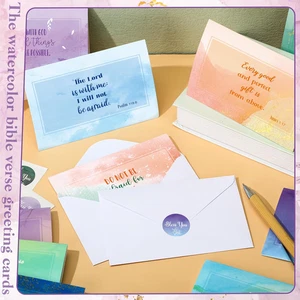 120 Set Inspirational Christian Greeting Cards Bulk with Envelopes Scripture,... - Picture 1 of 6