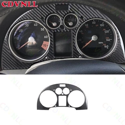 Tira del panel del tablero de instrumentos de consola central de fibra de carbono real para Audi TT 2000-2006 1* Foto 1 de 4