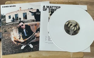 Shed Seven Fully signed A Matter of Time White Vinyl Album LP Exc condition - Picture 1 of 1